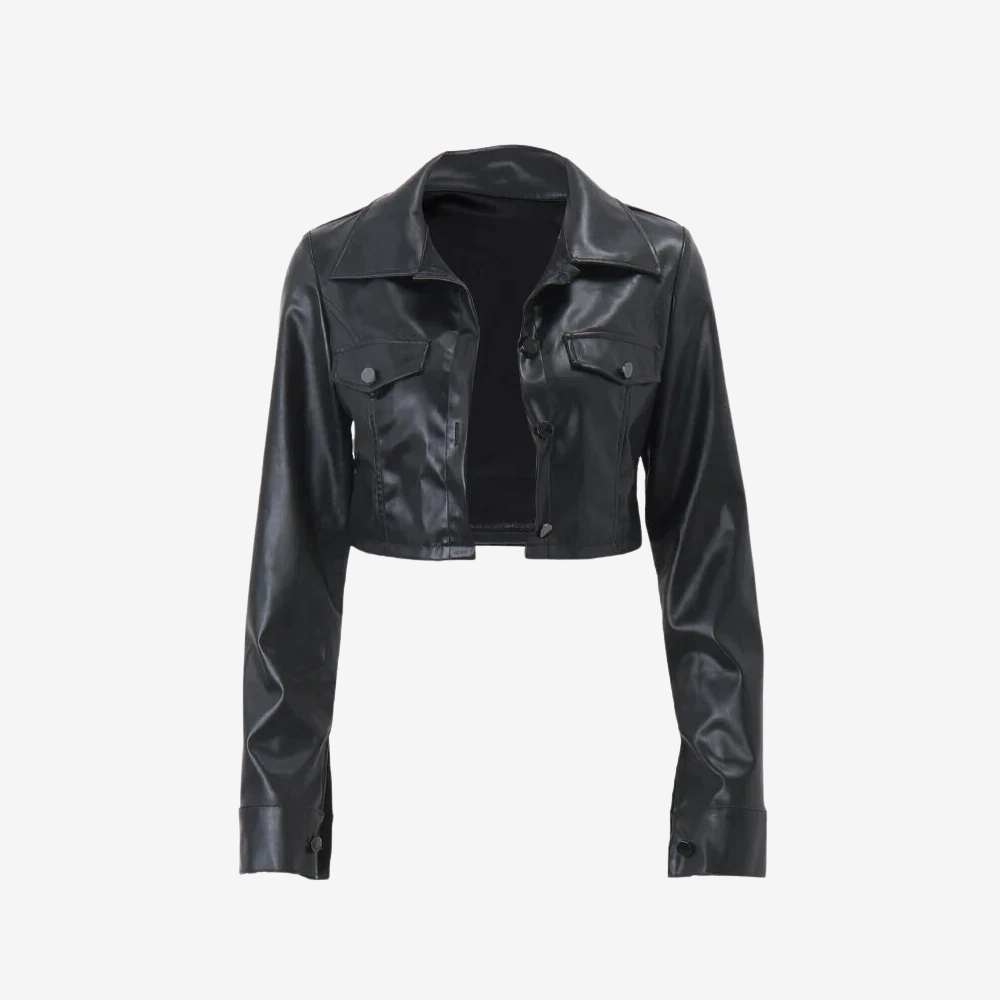 Jaqueta Curta Poliuterano Black