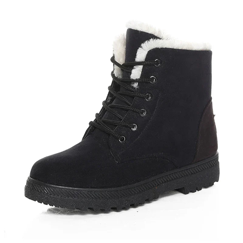 Bota Feminina Para Inverno Salto Baixo Cano Curto