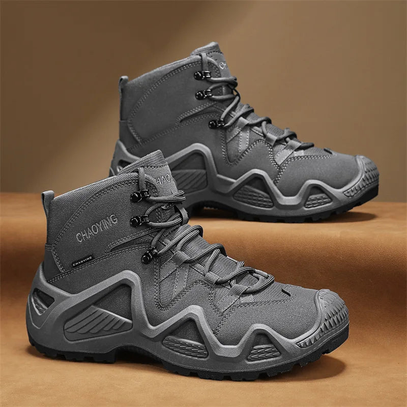 Bota Masculina Para Inverno Estilo Militar Impermeável