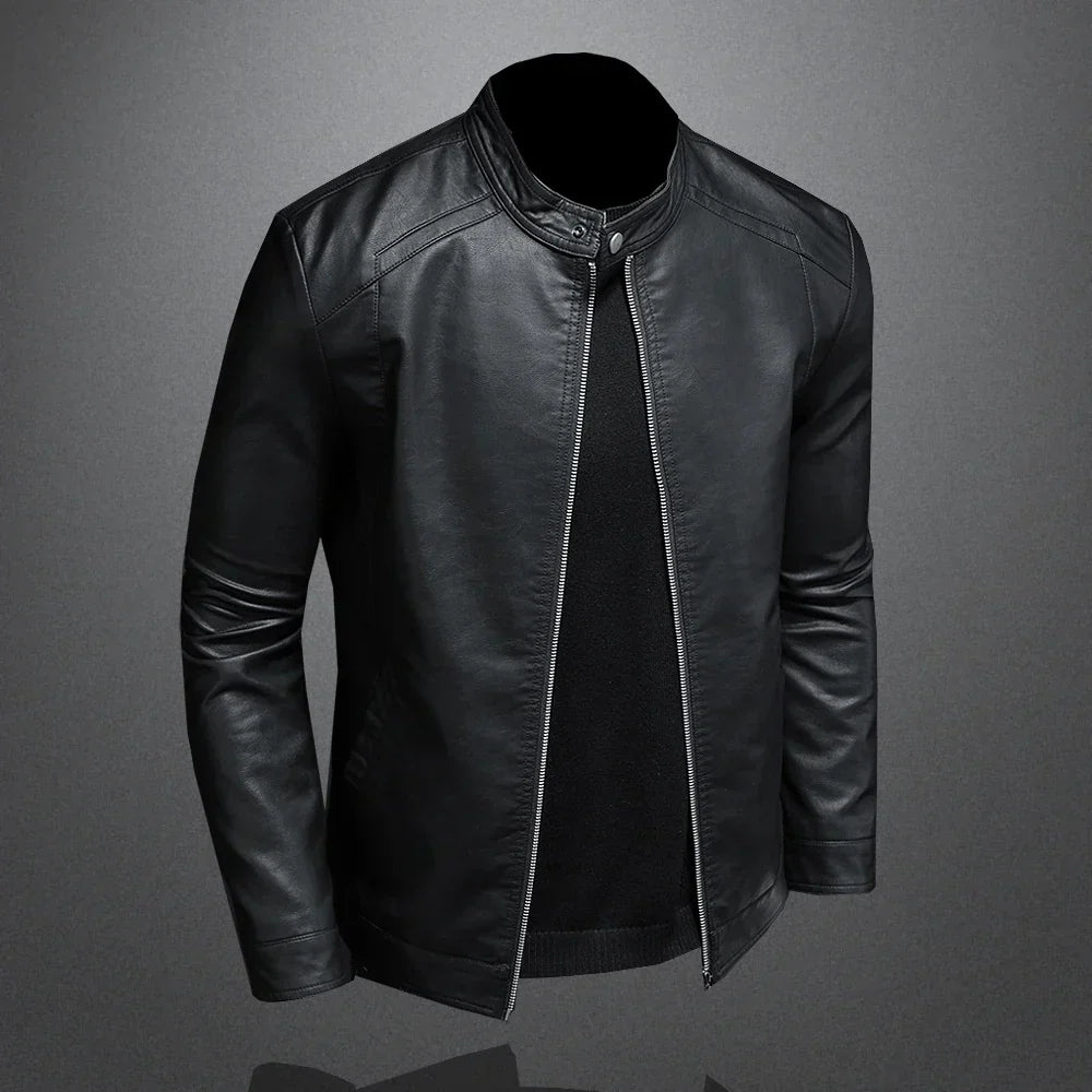 Jaqueta Masculina Gola Alta Slim