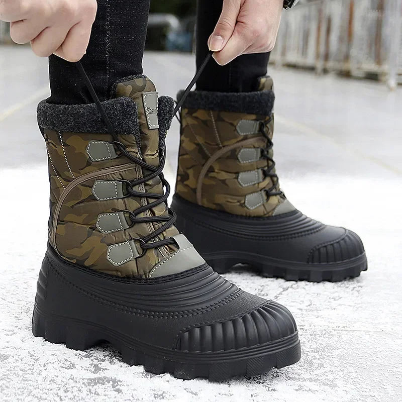 Bota Masculina Camuflada Impermeável