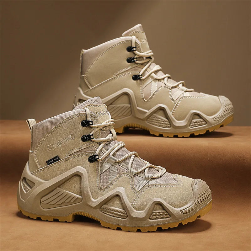 Bota Masculina Para Inverno Estilo Militar Impermeável