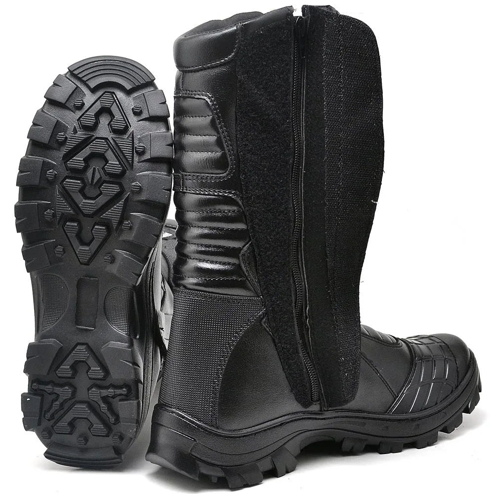 Bota Masculina Biker com Proteção Estilo Tornado