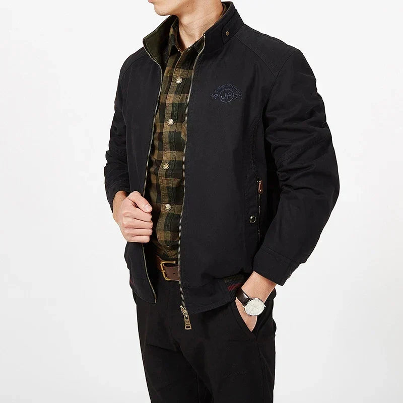 Casaco Masculino Militar Reversível de Algodão