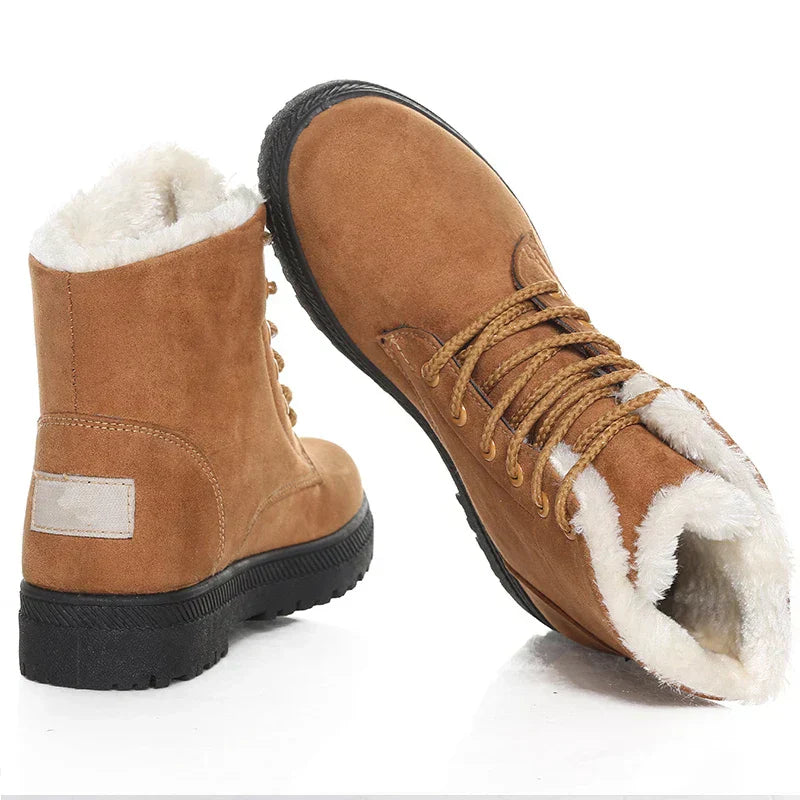 Bota Feminina Para Inverno Salto Baixo Cano Curto