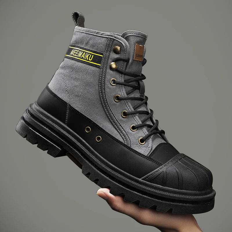 Bota Masculina Para Inverno Cano Alto