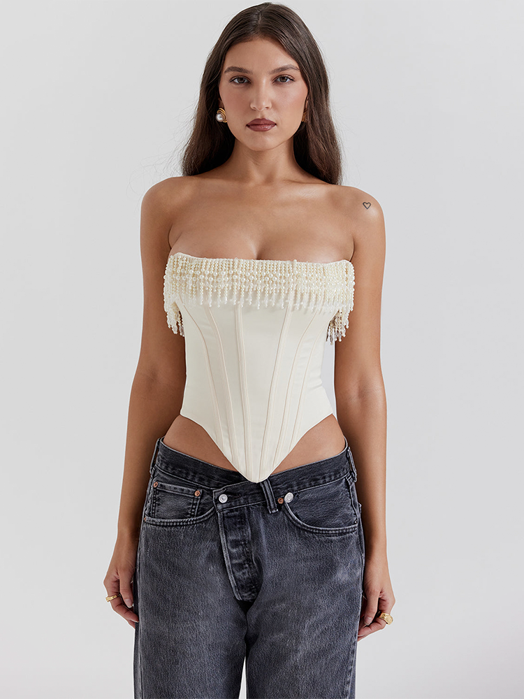 Corset Modelador Tomara que Caia com Pedras