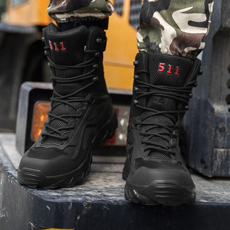 Bota Tática Masculina Leve Antiderrapante