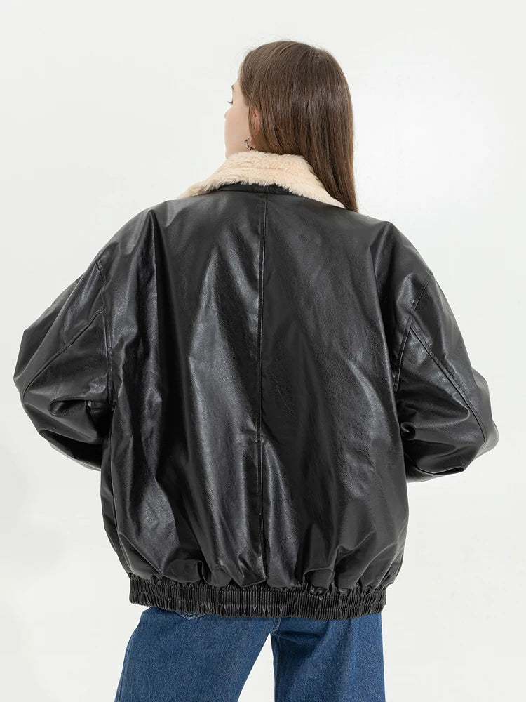Jaqueta Feminina Para Inverno Estilo Vintage