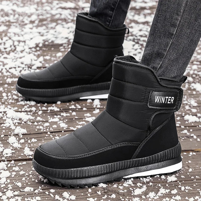 Bota Masculina Para Inverno Impermeável Antiderrapante Confortável