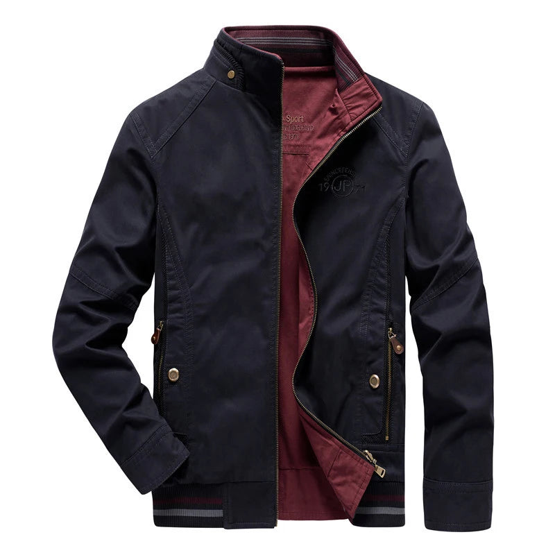 Casaco Masculino Militar Reversível de Algodão