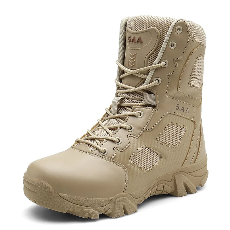 Bota Masculina Tática de Cano Curto para Trilhas Impermeável Resistente ao Desgaste