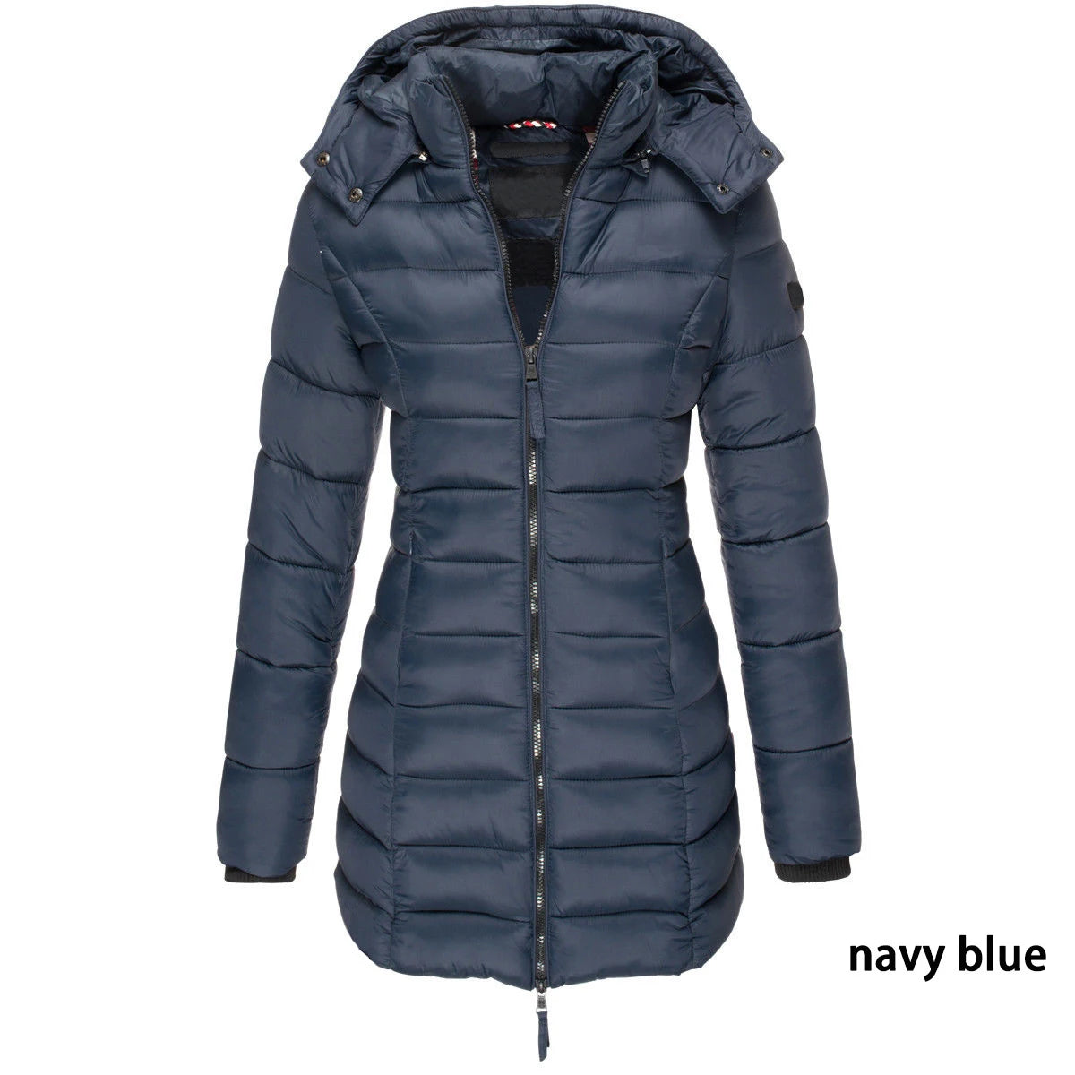 Casaco Feminino de Inverno com Capuz e Zíper - Acolhedor, Elegante e Leve