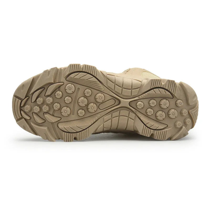 Bota Masculina Tática de Cano Curto para Trilhas Impermeável Resistente ao Desgaste