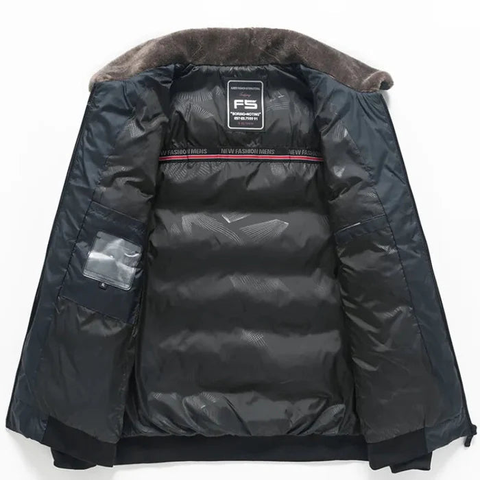 Jaqueta Masculina Acolchoada Veludo Plush