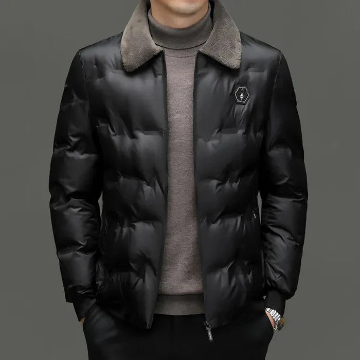 Jaqueta Masculina Acolchoada Veludo Plush