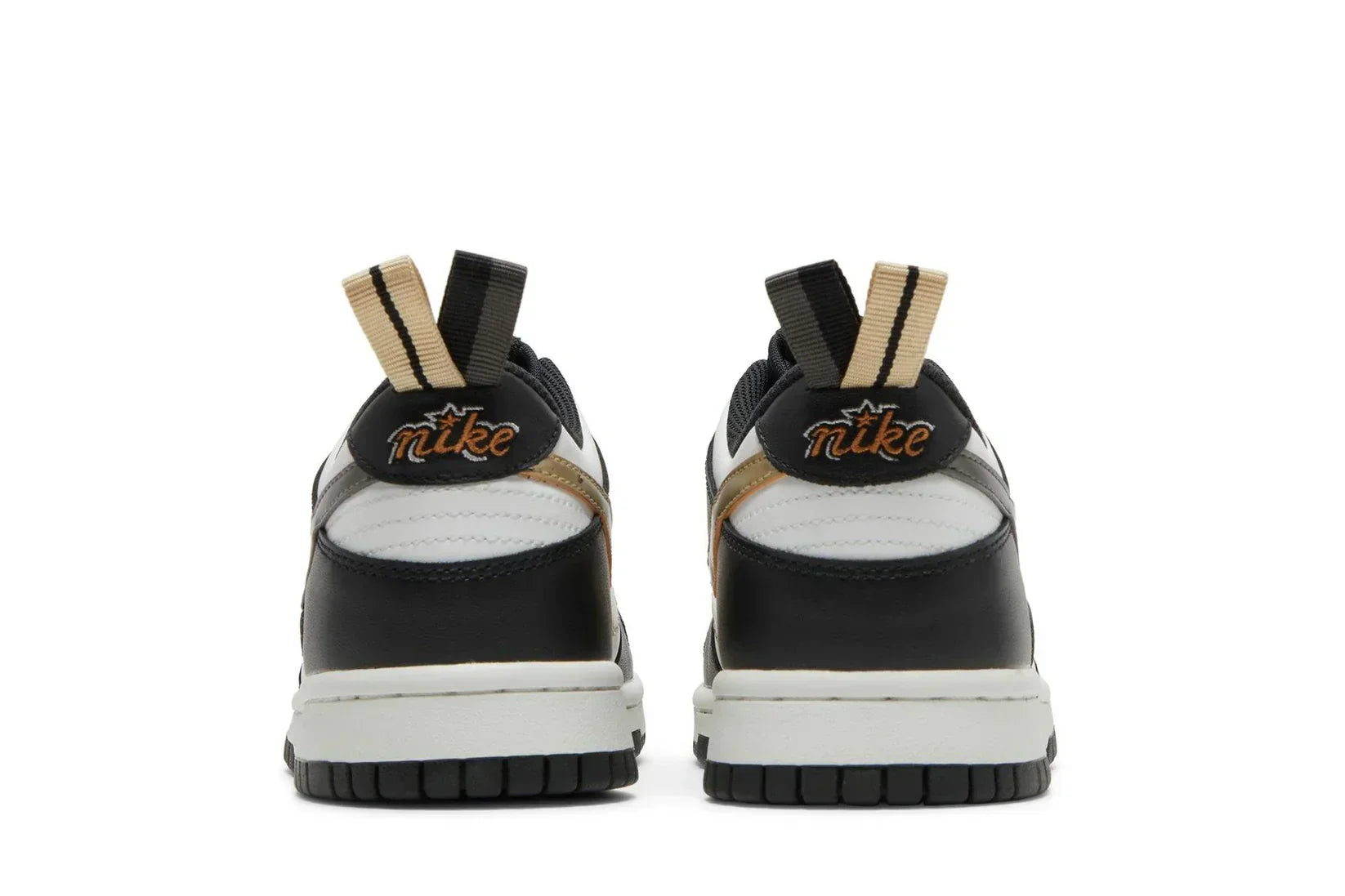 Nike Dunk Low GS Black/White Metallic Preto