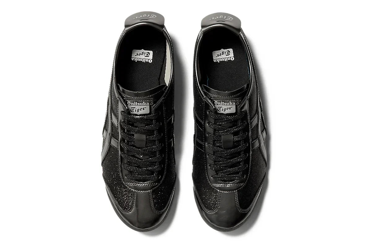 Onitsuka Tiger Mexico 66 Glitter Pack Black Gunmetal Preto