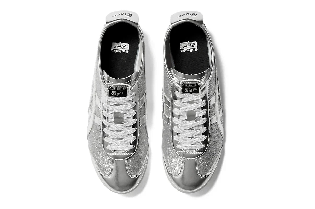 Onitsuka Tiger Mexico 66 Glitter Pack Pure Silver Prateado