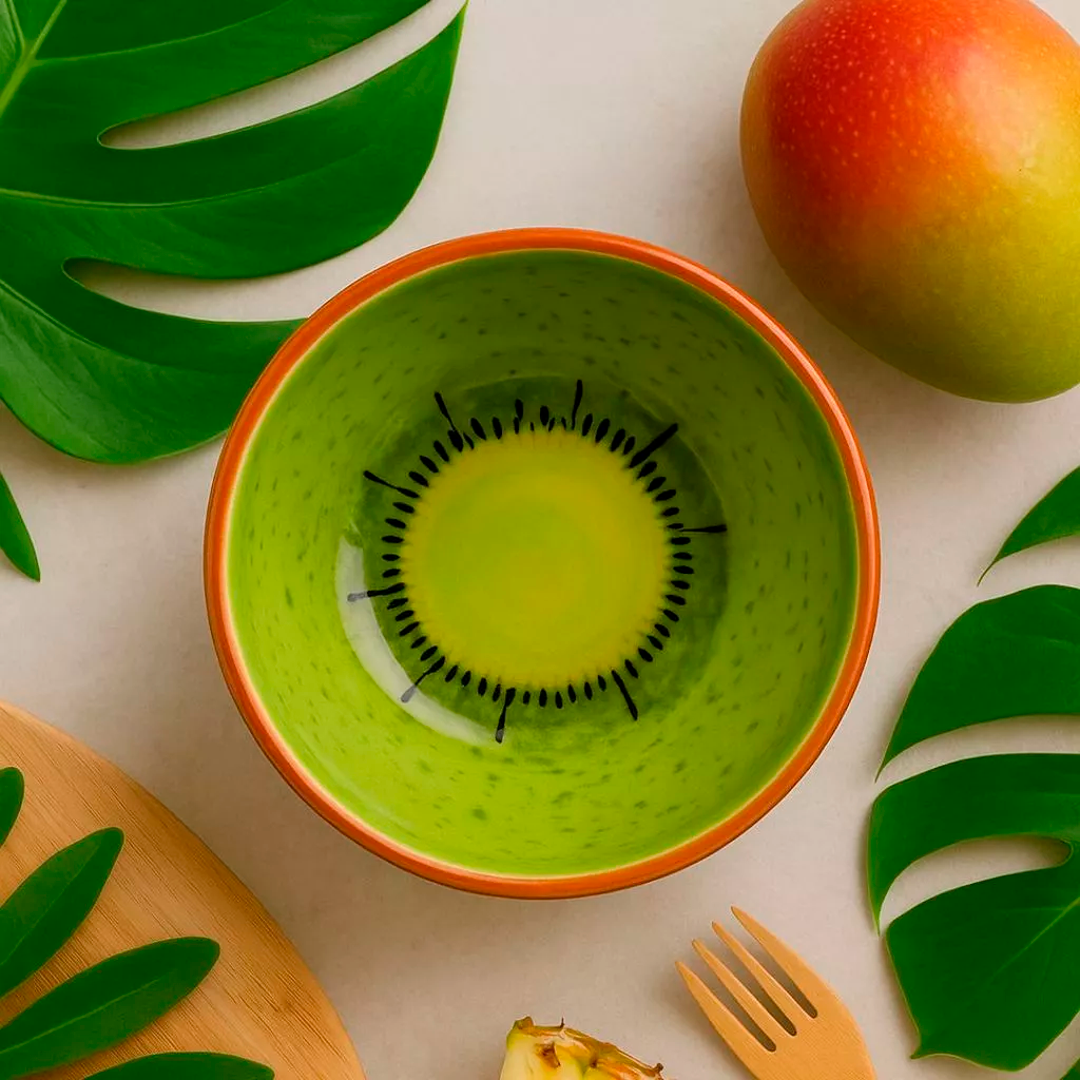 Kit 6 Bowls de Frutas em Cerâmica