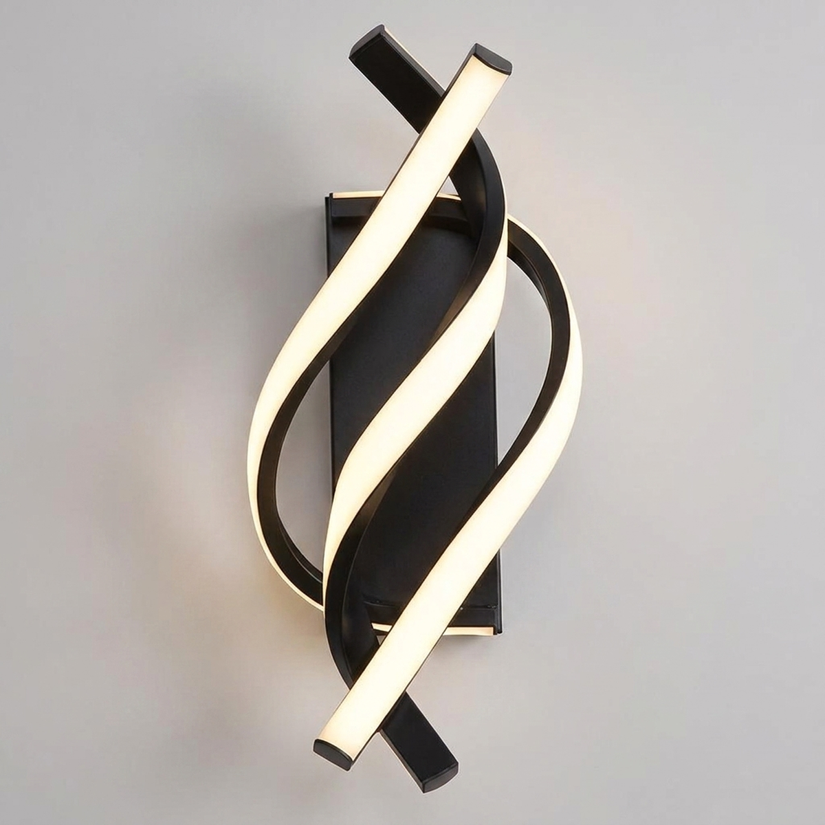 Arandela LED Minimalista Espiral Triplo Lines para Parede 24W Bivolt