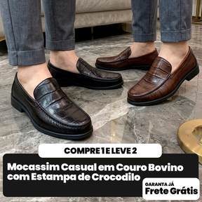 [COMPRE 1 E LEVE 2] Mocassim Masculino Casual