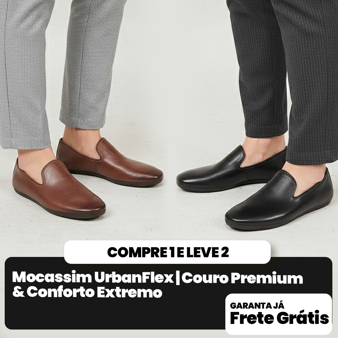 [COMPRE 1 E LEVE 2] Mocassim Masculino UrbanFlex