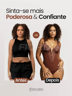 Body Modelador Renda - Elegance™