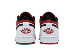 Nike Air Jordan 1 Low White University Red Branco