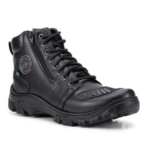 Bota Masculina Militar Biker com Zíper Lateral