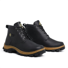 Bota Coturno Masculina com Design Robusto Estilo Sofisticado - (Promoção de Inverno 2025)