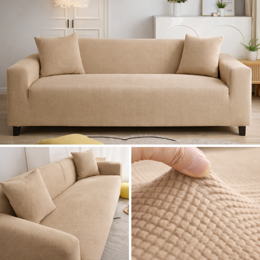 Capa Para Sofá Retrátil Semi Impermeável - Tecido Jacquard