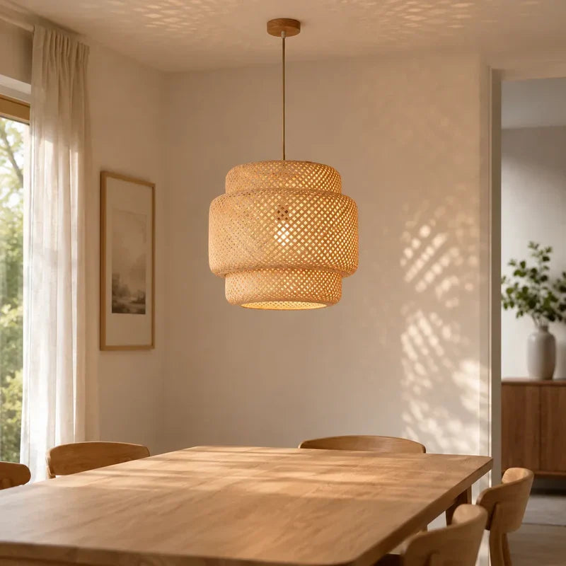 Lustre Pendente de Bambu - Rattan Lux
