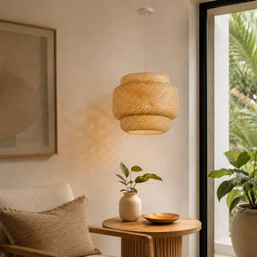 Lustre Pendente de Bambu - Rattan Lux