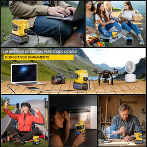 Inversor de Energia Portátil Ecarke 200W