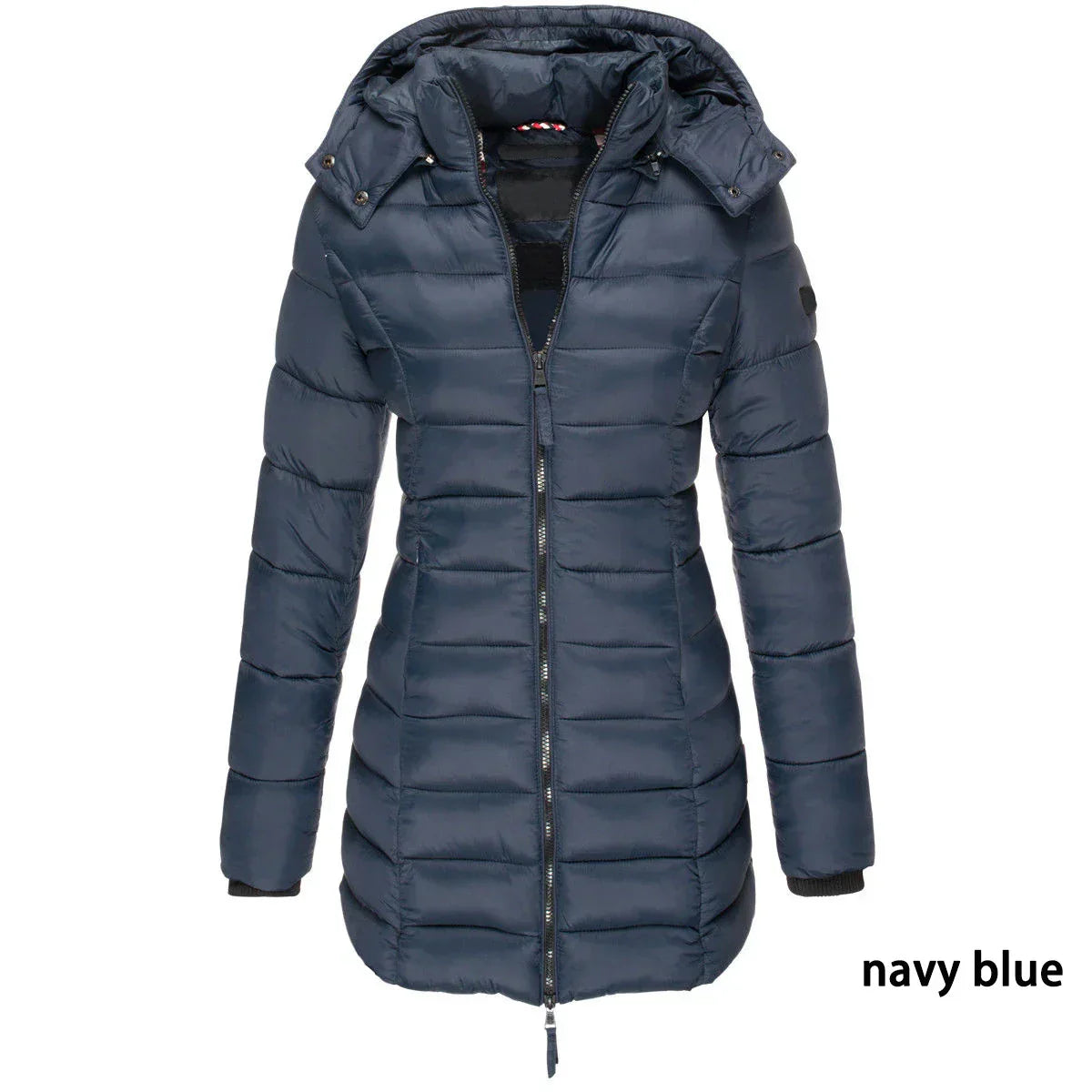 Casaco Feminino de Inverno com Capuz e Zíper - Acolhedor, Elegante e Leve