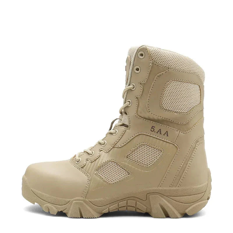 Bota Masculina Tática de Cano Curto para Trilhas Impermeável Resistente ao Desgaste