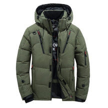 Jaqueta Masculina de Inverno Térmica com Capuz - IceShield