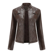 Jaqueta Feminina Casual com Zíper Estilo Streetwear