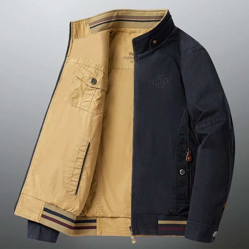Casaco Masculino Militar Reversível de Algodão