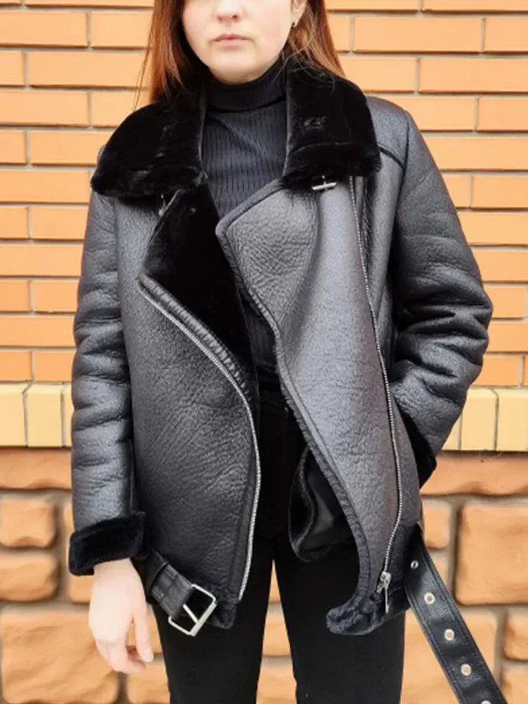 Casaco Feminino Acolchoado Faux com Golaerno