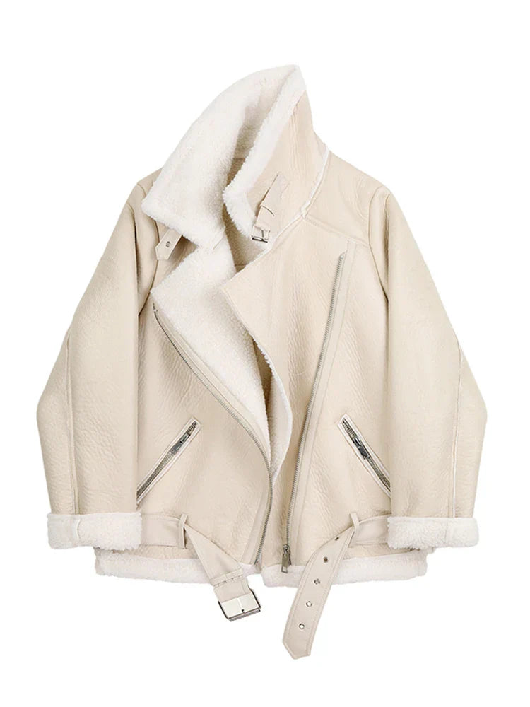 Casaco Feminino Acolchoado Faux com Golaerno