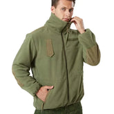 Jaqueta Masculina Tática com Forro Fleece e Zíper Frontal