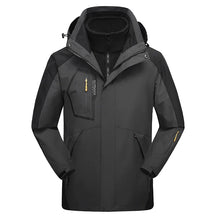 Jaqueta Masculina 3 em 1 com Forro Fleece Impermeável Corta-Vento