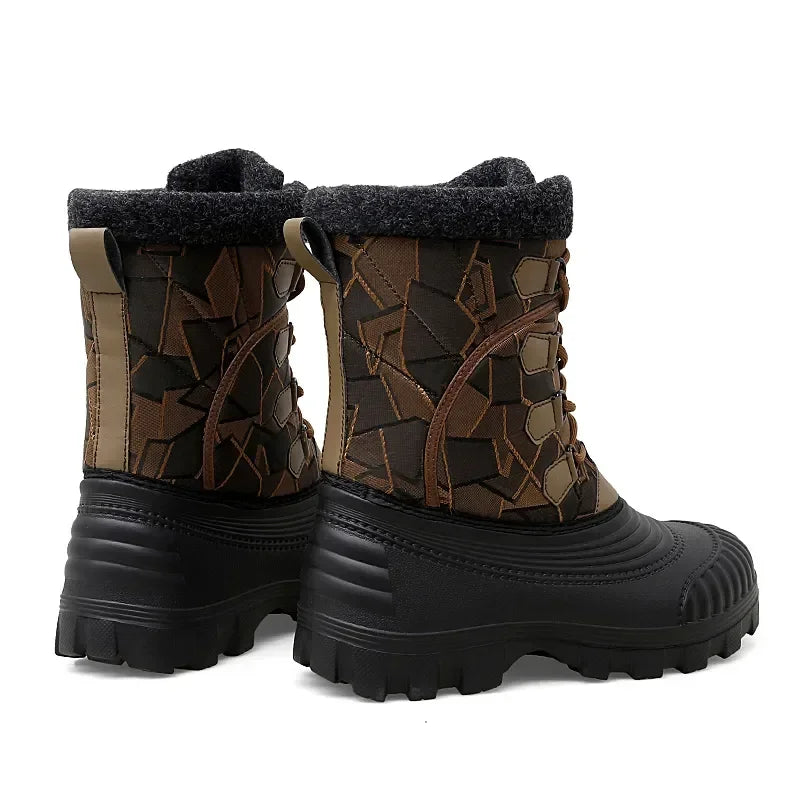 Bota Masculina Camuflada Impermeável
