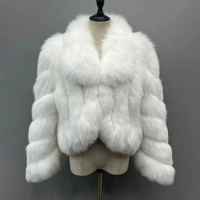 Casaco Feminino com Gola Alta Peluciado Para Inverno