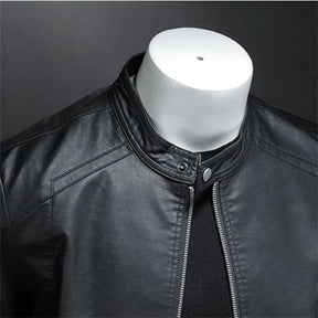 Jaqueta Masculina Gola Alta Slim