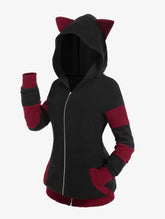 Casaco Feminino Para Inverno Capuz com Orelhinhas - (Promoção de Inverno 2025)