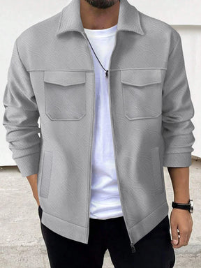 Casaco Masculino Para Inverno Gola Lapel