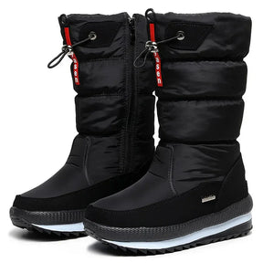 Bota Feminina Para Inverno Meio-Cano Impermeável